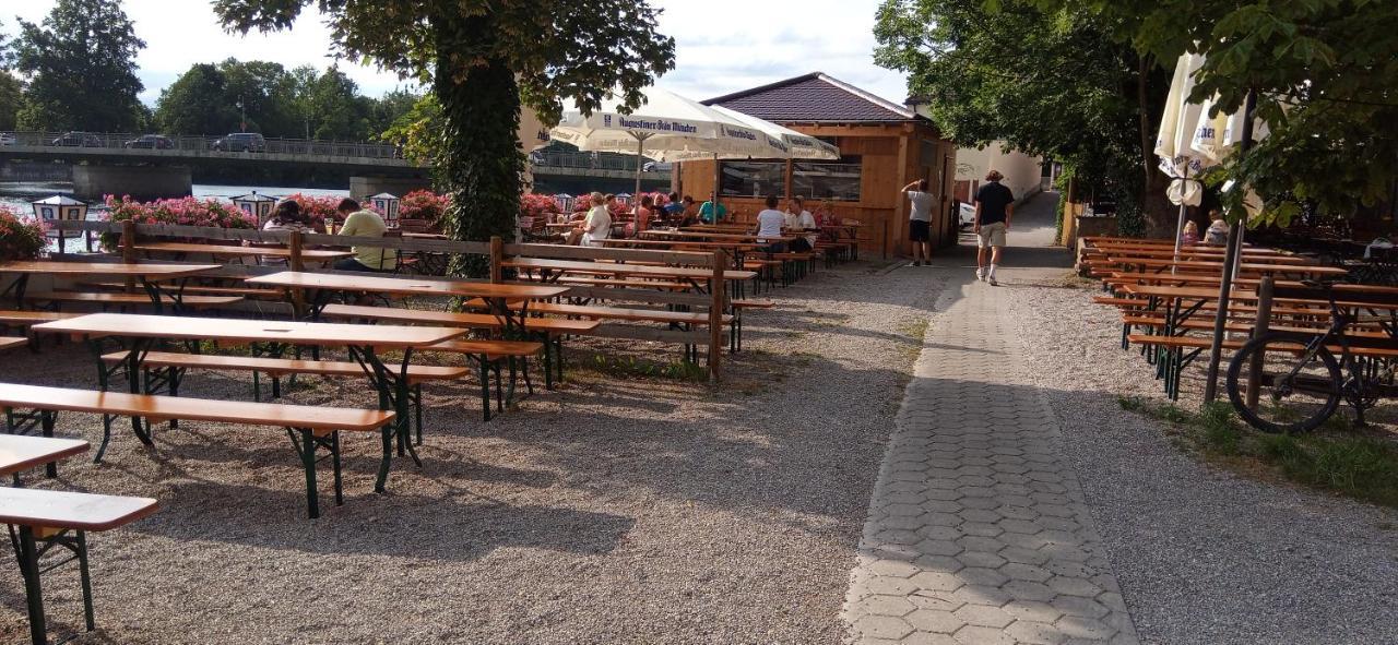 Grosses Zimmer Bad Kueche Wohnzimmer Terasse Garten Zentral Ruhig Landsberg am Lech Eksteriør billede